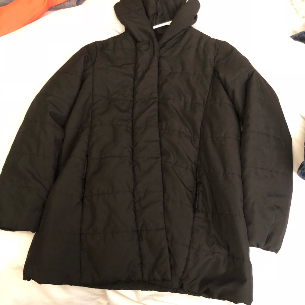 Thick Black Coat